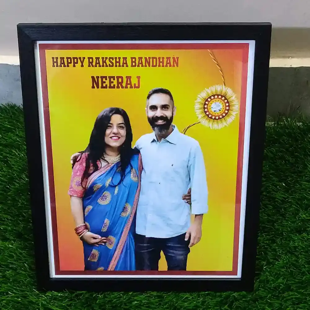 Personalized Rakhi Frame